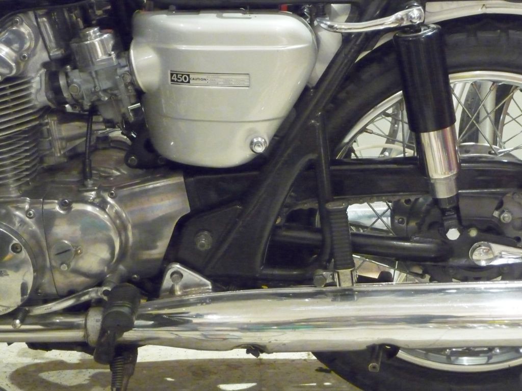 Honda cb 450 rear shocks #6